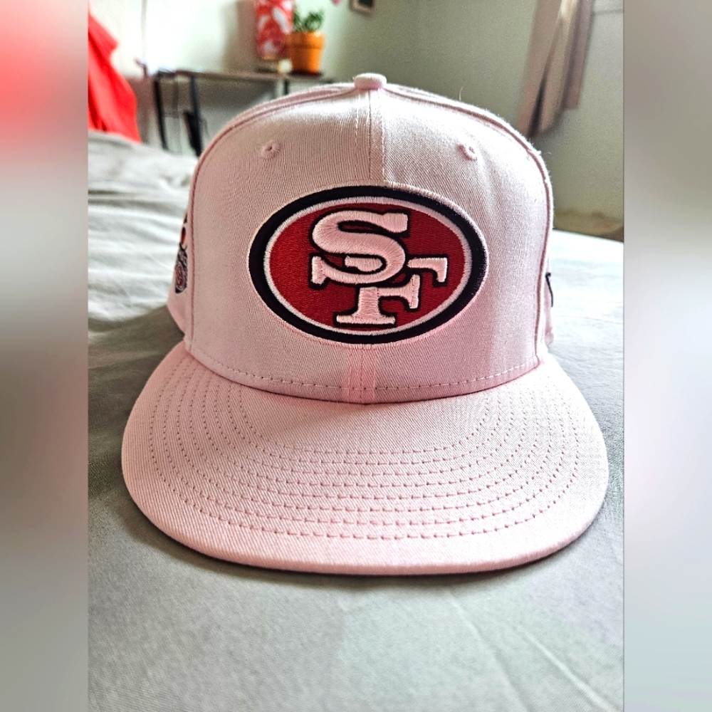 SF 49ers Pink Fitted Cap